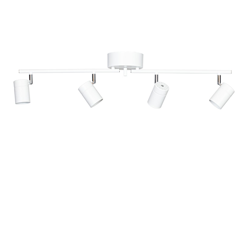Correct Taklampe 4 Lav, Hvit