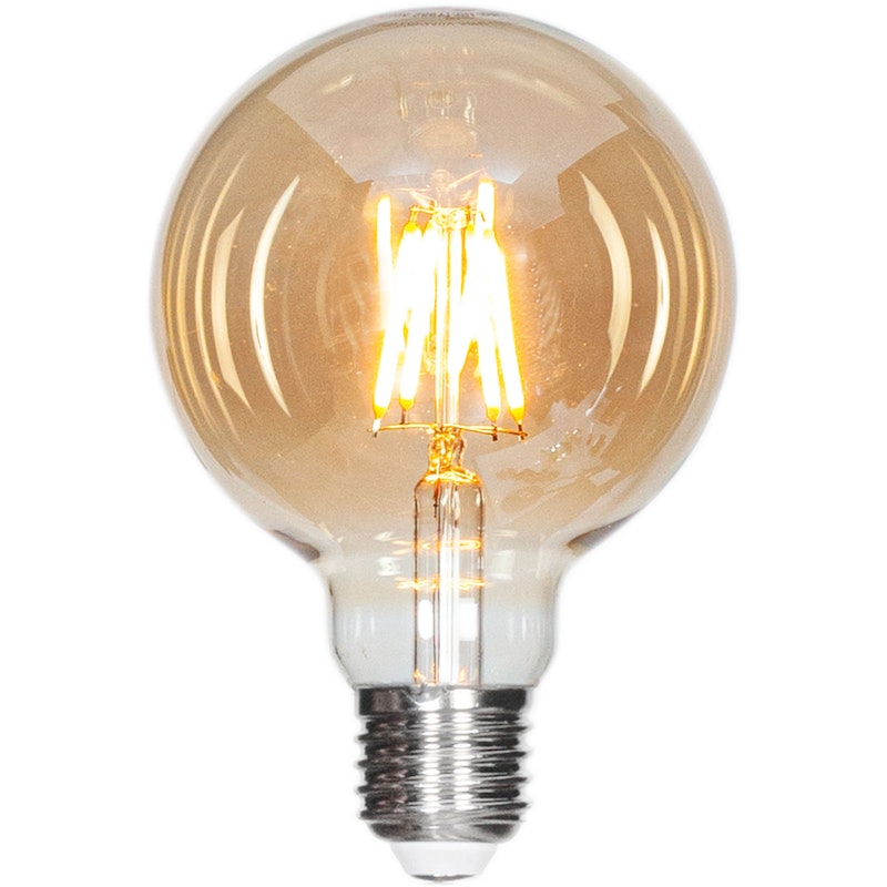 E27 LED dimbar Globe 4W 2000K 320lm 95 mm, Amber