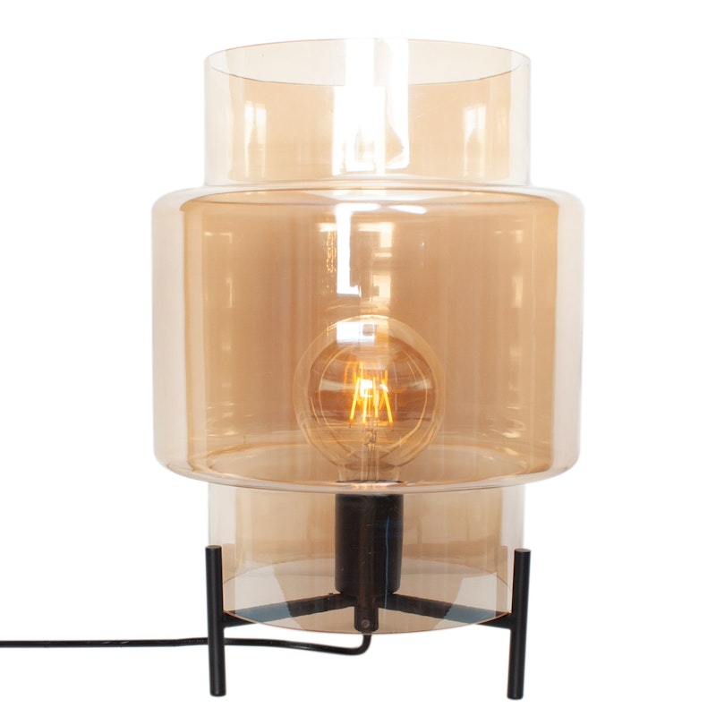 Ebbot Bordlampe 37 cm, Amber