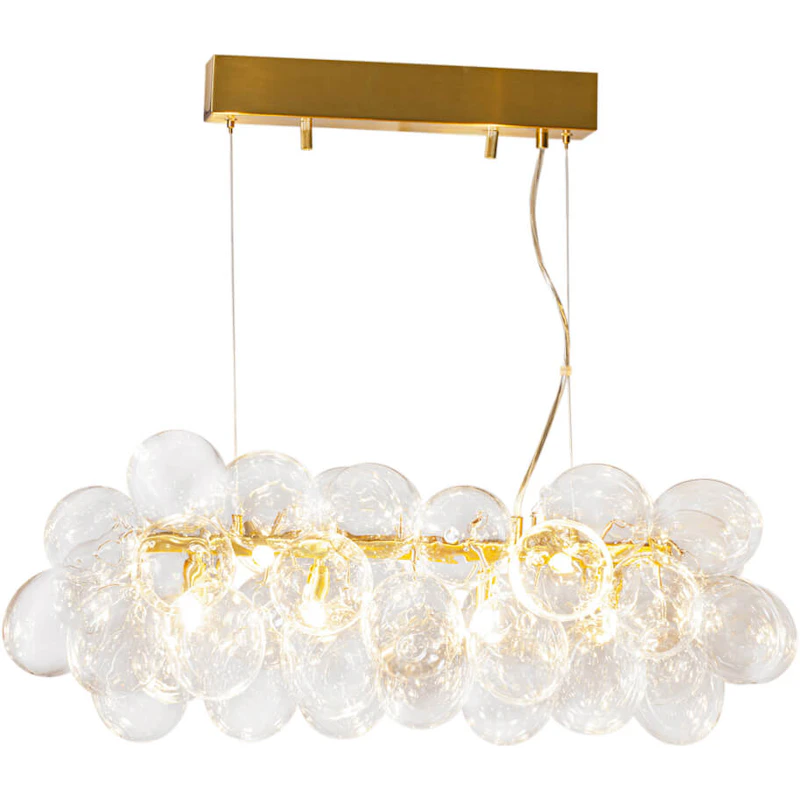 Gross Bar Pendant 80 cm, Klar / Messing