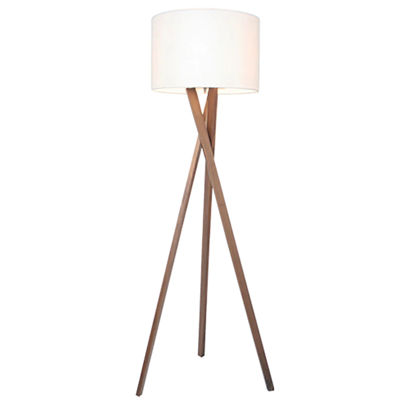 Vega Gulvlampe 160 cm, Valnøtt