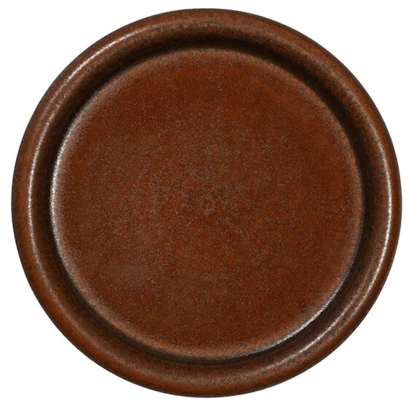 Porto Tallerken 17 cm, Brun