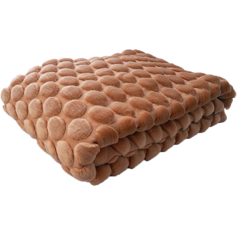 Egg Pledd 130x170 cm, Kobber