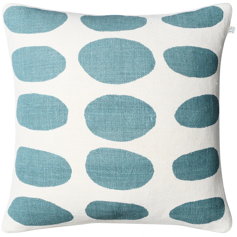Asim Putetrekk 50x50 cm, Off-white / Heaven Blue