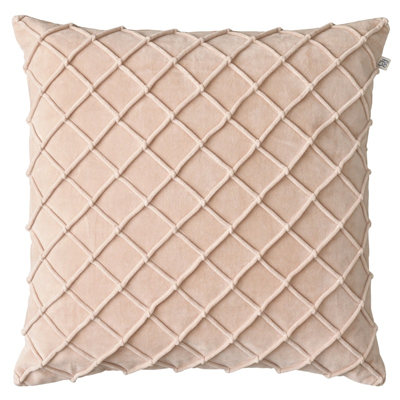 Deva Velvet Putetrekk 50x50 cm, Beige