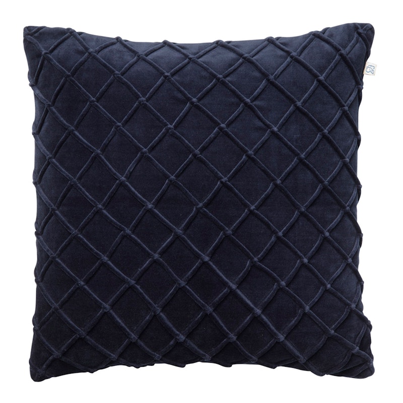 Deva Velvet Putetrekk 50x50 cm, Navy