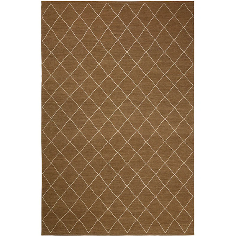 Diamond Rug 230x336cm, Mocha/Off White