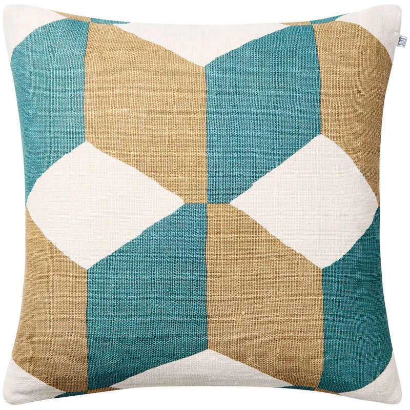 Hawa Cushion Cover 50x50 cm Putetrekk 50x50 cm, Heaven Blue / Khaki