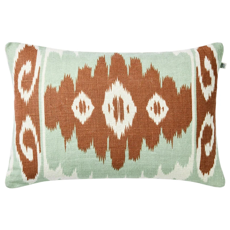 Laya Putetrekk 40x60 cm, Aqua / Apricot Orange