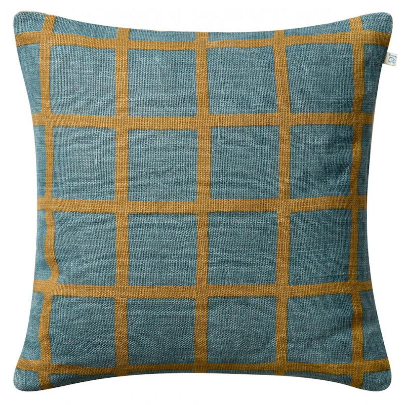 Mela Putetrekk 50x50 cm, Heaven Blue / Khaki