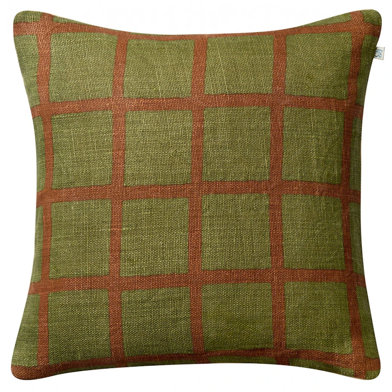 Mela Putetrekk 50x50 cm, Cactus Green / Terracotta