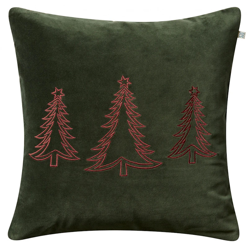 Pine Tree Putetrekk 50x50 cm, Skogsgrønn