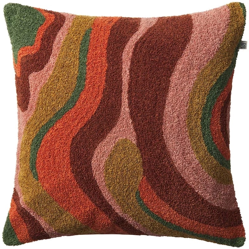 Sagar Putetrekk Bouclé 50x50 cm, Apricot Orange / Rose