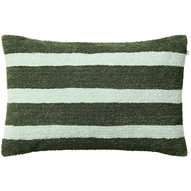 Stripe Putetrekk 40x60 cm, Cactus Green / Aqua