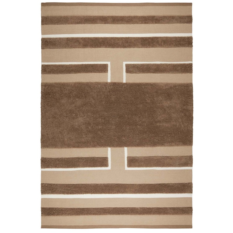 Veda Ullteppe Beige / Off-white / Mocha, 200x300 cm