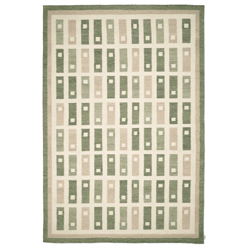 Fyrbo Ullteppe 170x230 cm, Grønn