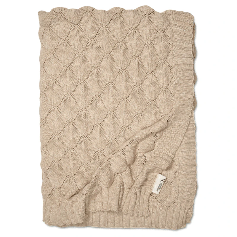 Gem Pledd 130x170 cm, Beige