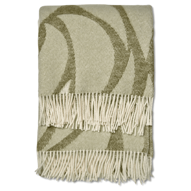 Leaf Ullteppe 130x180 cm, Grønn