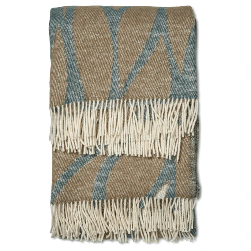 Leaf Ullteppe 130x180 cm, Teal