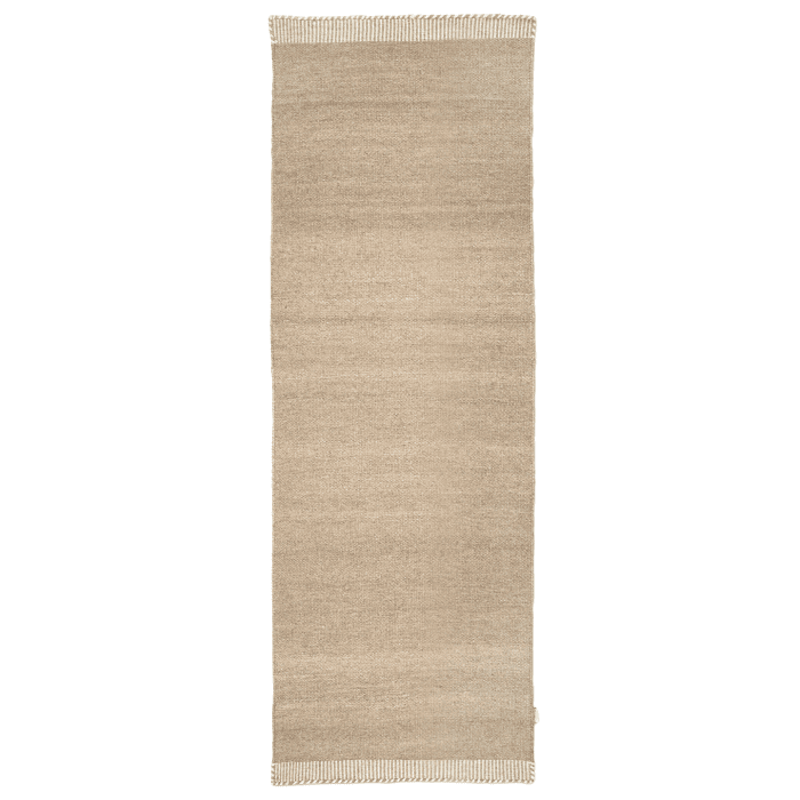 Pure Ullteppe 80x250 cm, Natural Beige