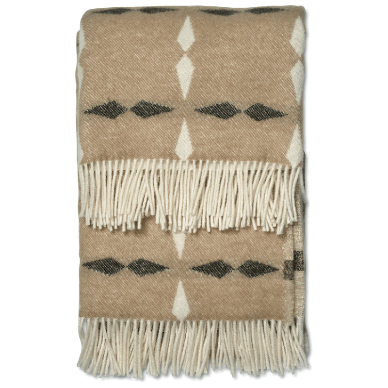 Tile Ullteppe 130x180 cm, Sort / Hvit / Beige