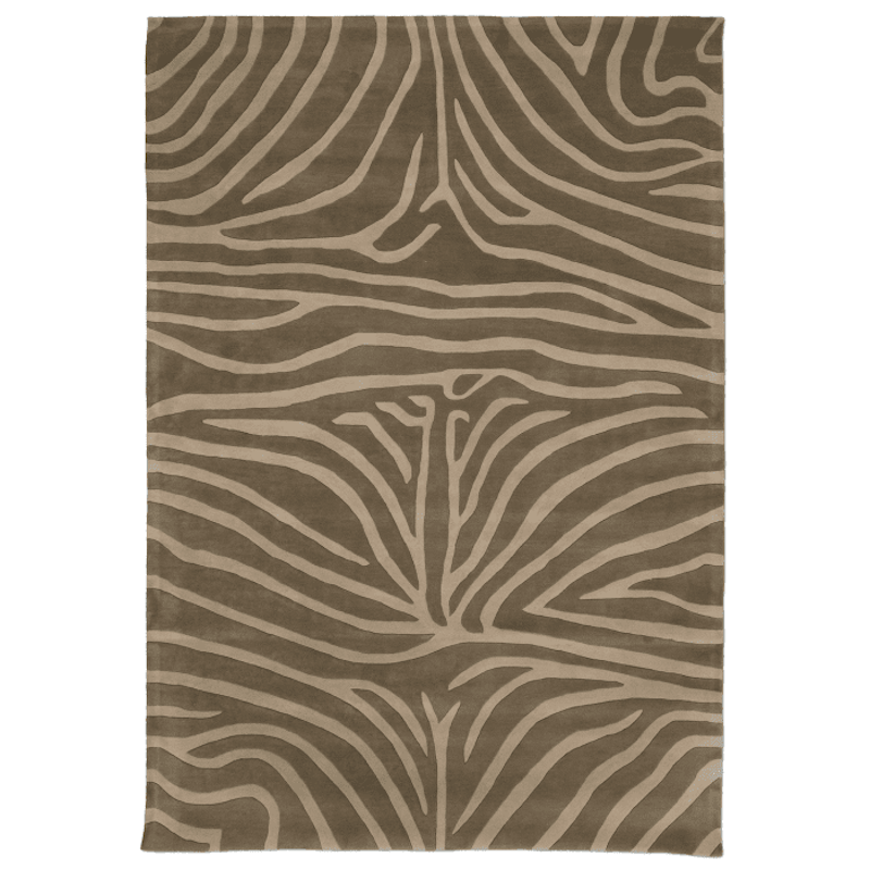 Zebra Ullteppe 250x350 cm, Mocca