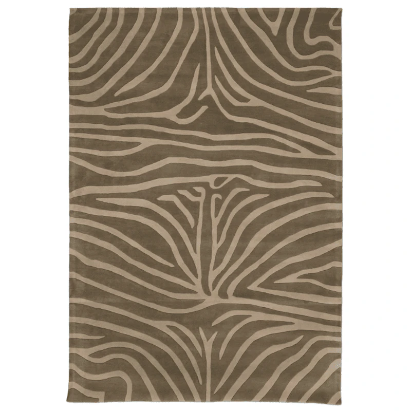 Zebra Ullteppe 170x230 cm, Mocca