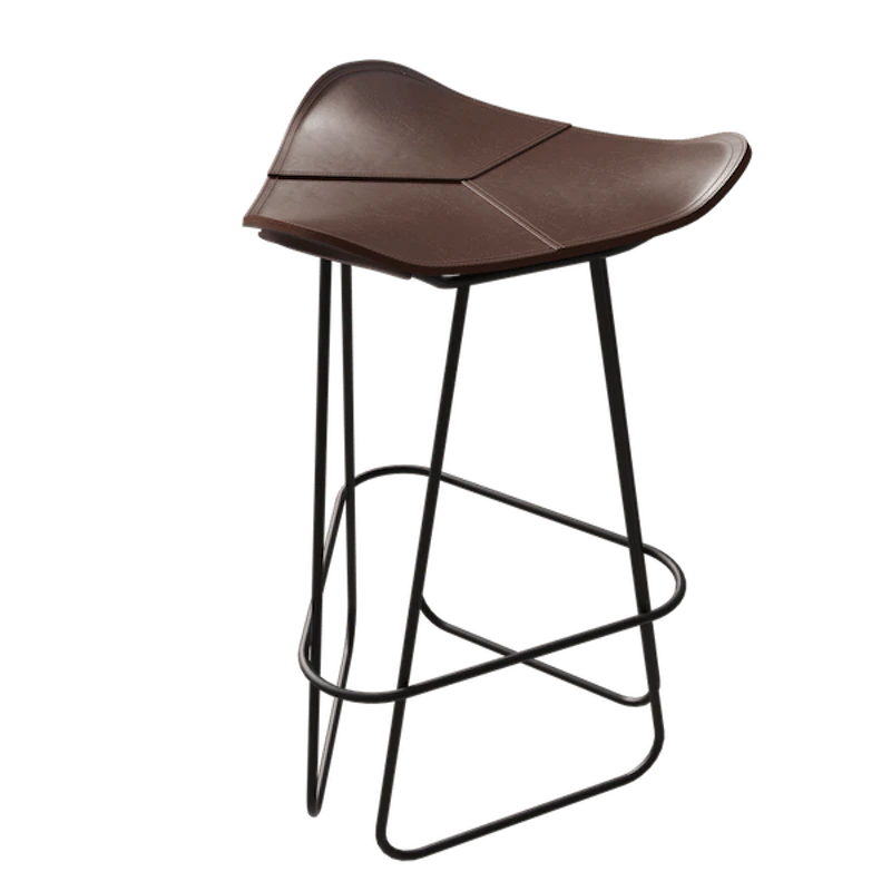 Pampa Barstol 82 cm, Sort / Chocolate