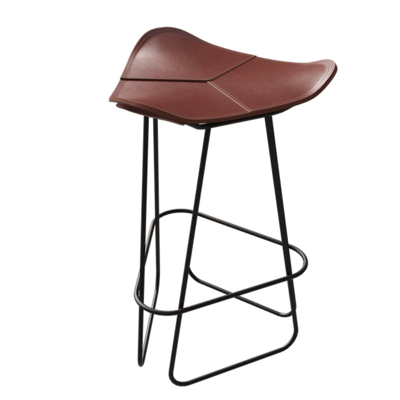Pampa Barstol 82 cm, Sort / Eik