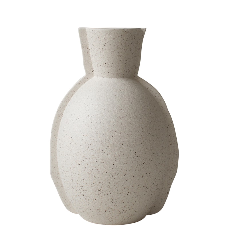 Edge Vase, Creme