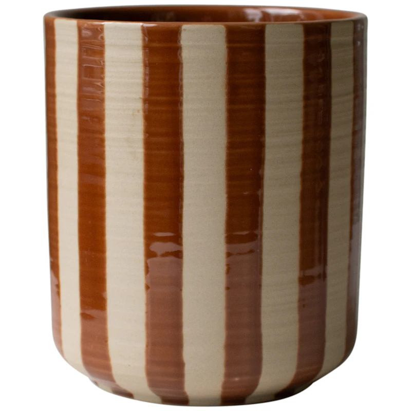 Line Krukke 16 cm, Nougat