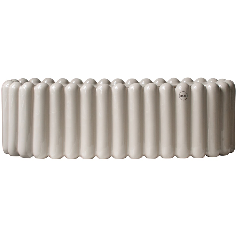 Mist Oval Krukke XL, Taupebrun