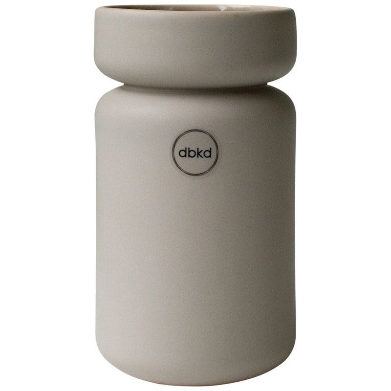 Neck Vase Medium, Taupebrun