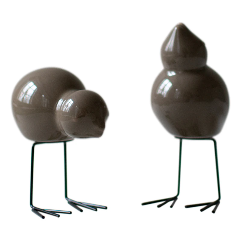 Swedish Bird Dekorasjon 2-pk, Shiny Dust