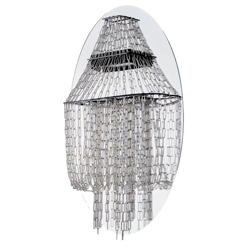 La Lampe C Vegglampe, Rustfritt Stål