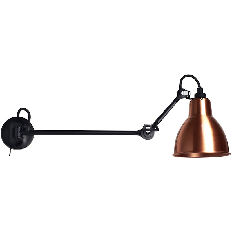 Lampe Gras N°204 L40 SW Vegglampe, Kobber