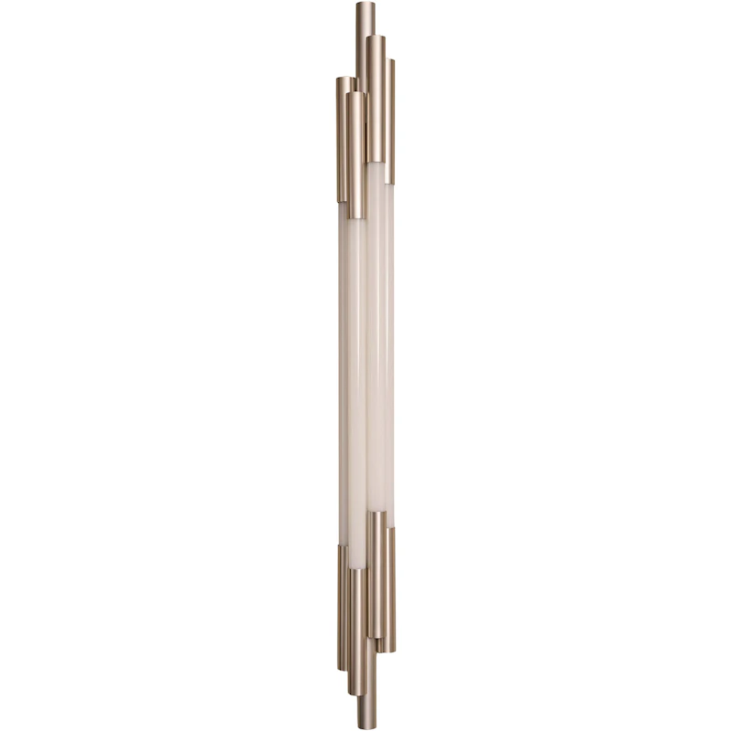 Org Vegglampe 105 cm, Nikkel