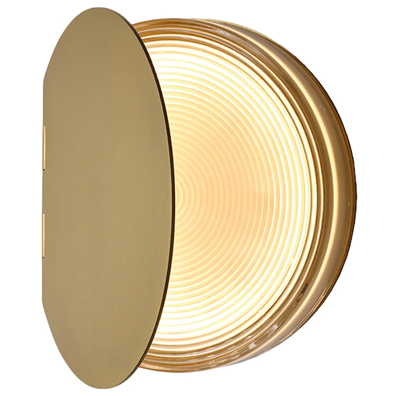 Poudrier Vegglampe, Messing