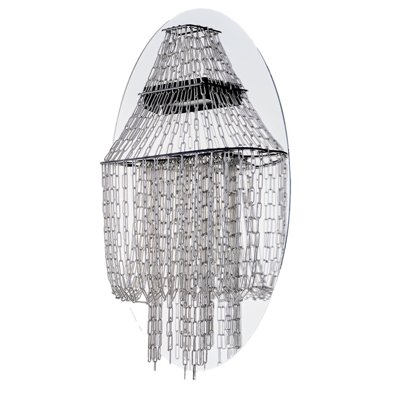 La Lampe C Vegglampe, Rustfritt Stål