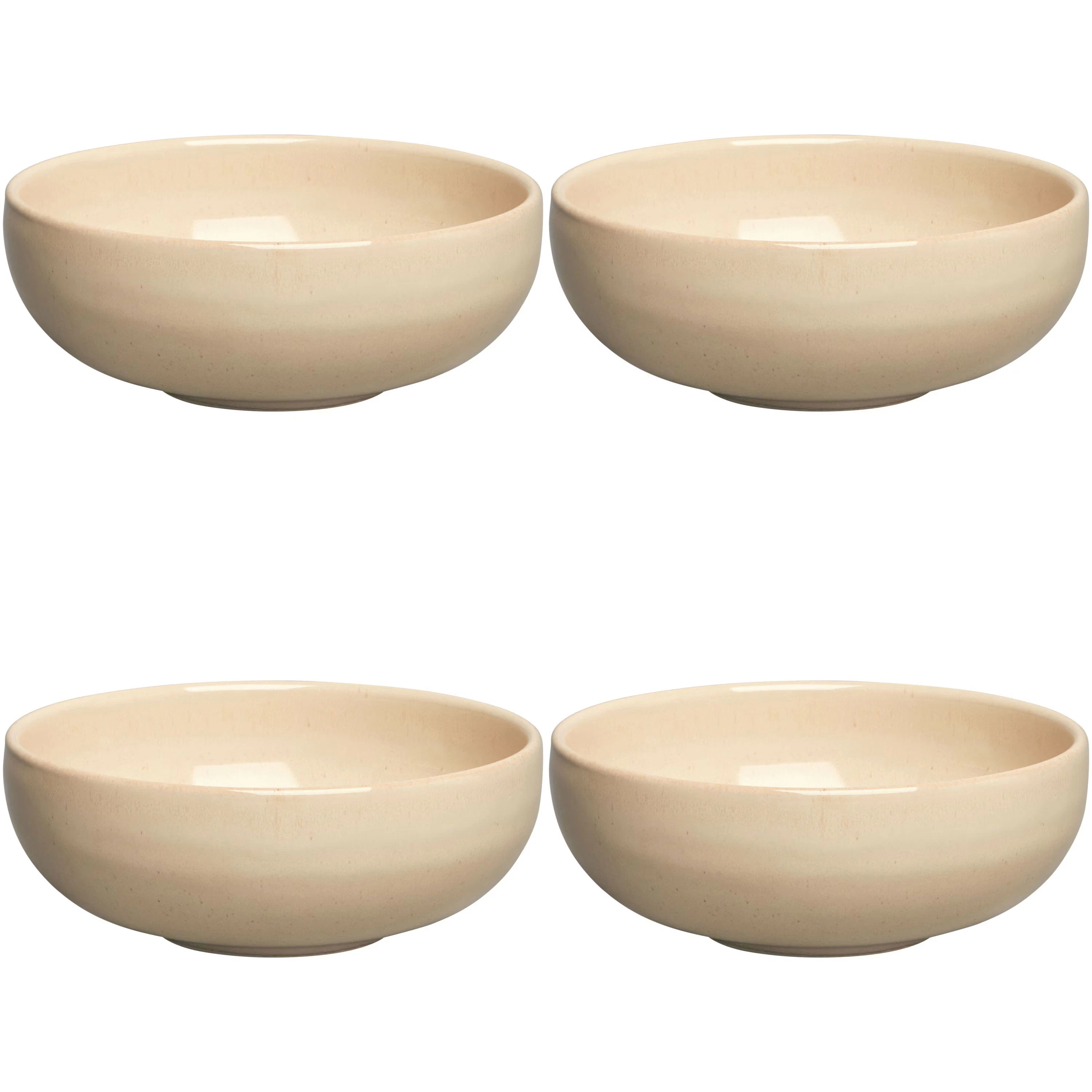 BON Liten Sk&aring;l 12 cm 4-pk, Beige