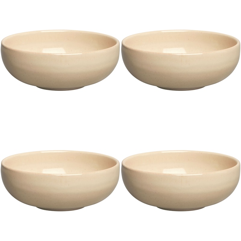 BON Skål 12 cm 4-pk, Beige