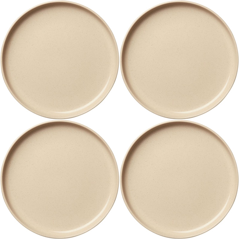 BON Tallerken 22 cm 4-pk, Beige