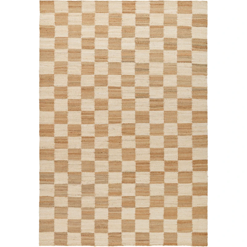 Chess Teppe Natural Jute / Off-white, 200x300 cm