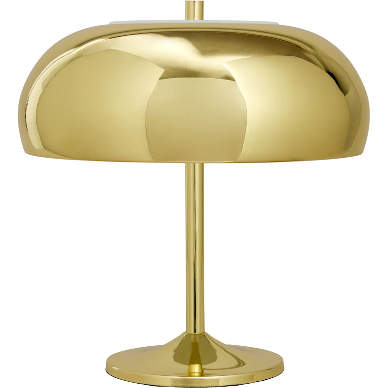 Deco Disco Bordlampe, Messing