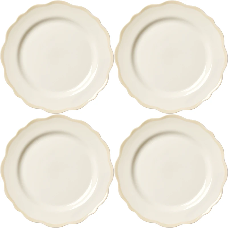 Fleur Sidetallerken 21 cm 4-pk, Sand