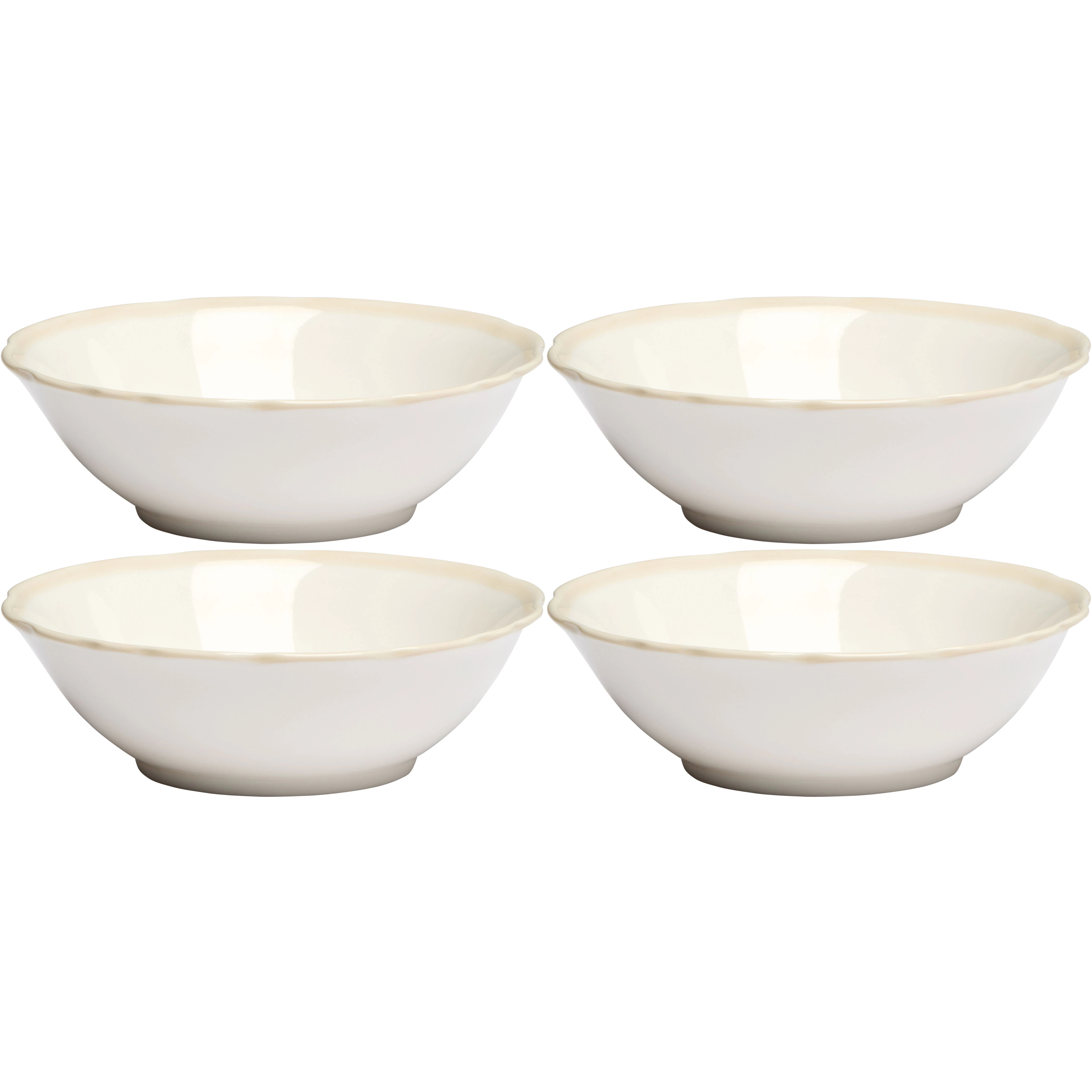Fleur Sk&aring;l 15 cm 4-pk, Sand