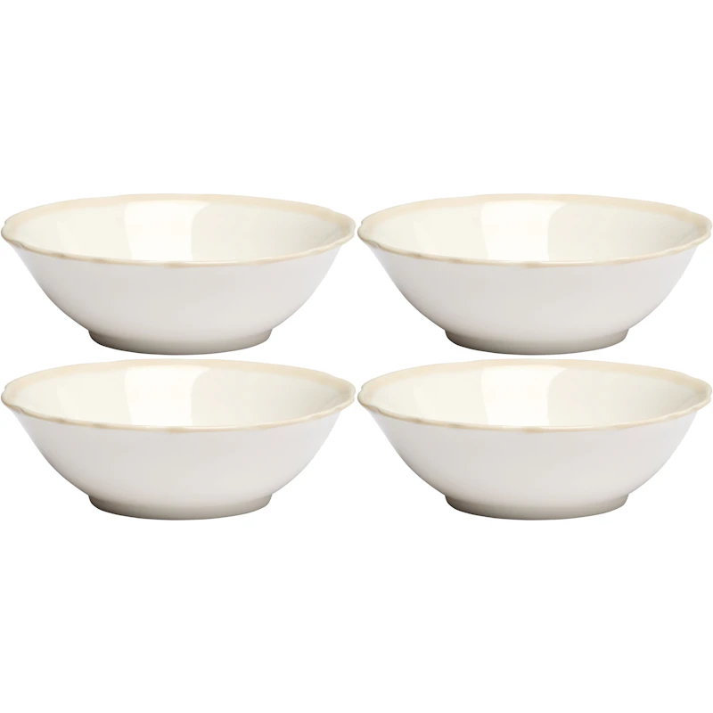 Fleur Skål 15 cm 4-pk, Sand