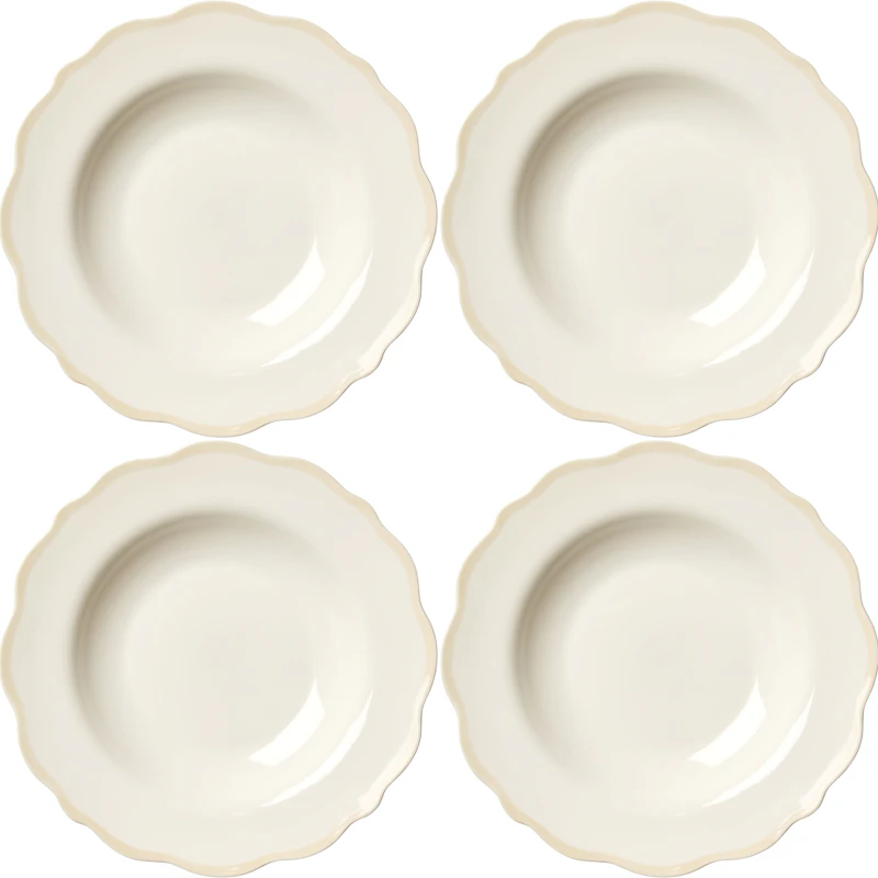 Fleur Skål 23 cm 4-pk, Sand