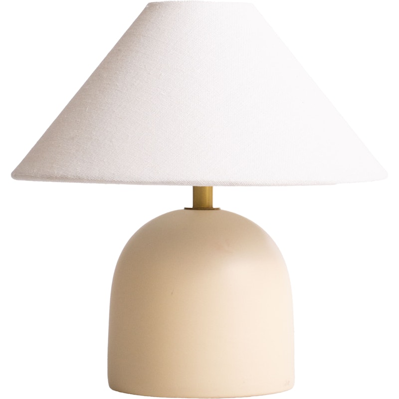 Flora Bordlampe 25 cm, Creme