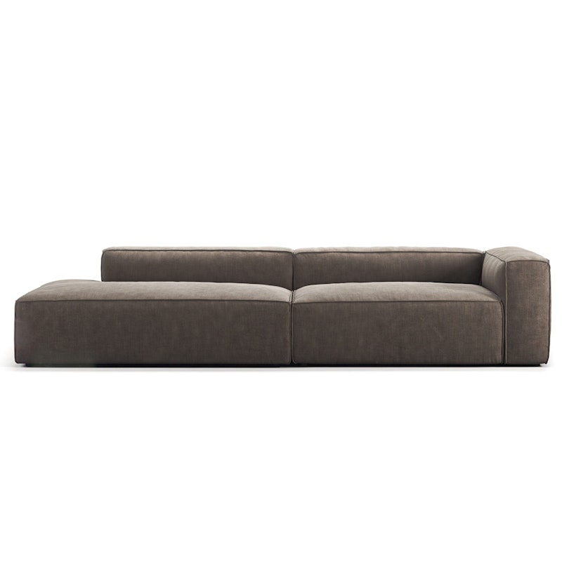 Grand 3-Seter Sofa åpen ende Venstre, Mole Brown